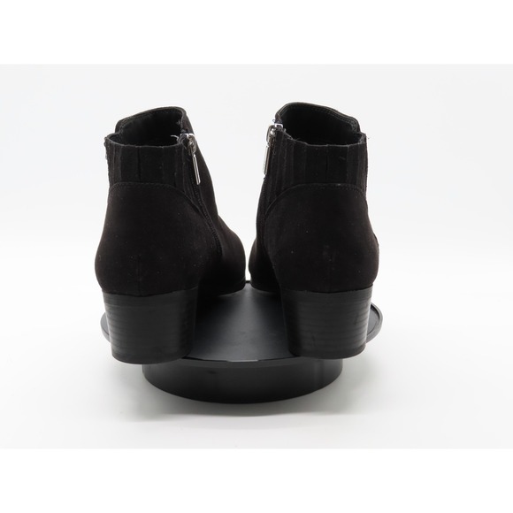 Kenneth Cole Reaction Boots Womens Size 8.5 Black Ankle Booties Low Block Heel - Picture 5 of 10